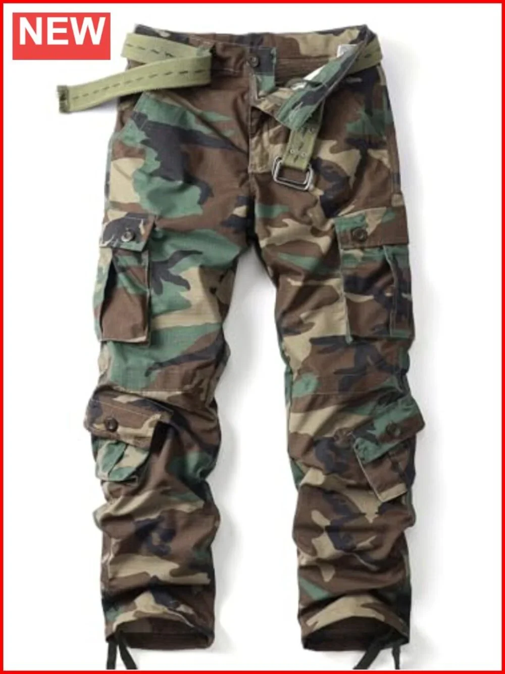 Ripstop Cargo Pants Men's Wild Army BDU Tactical Outdoor Trousers 8 Pockets